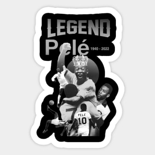 Pelé legend forever Goat Sticker